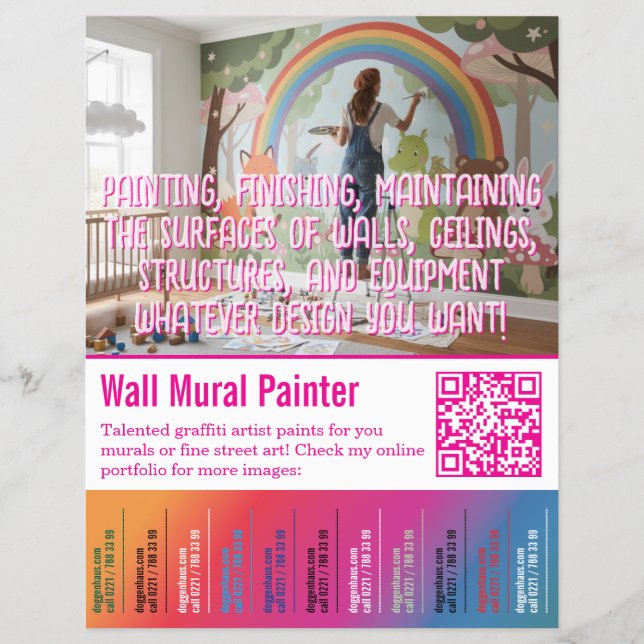 Flyer Pintor Desprender  (Frente)