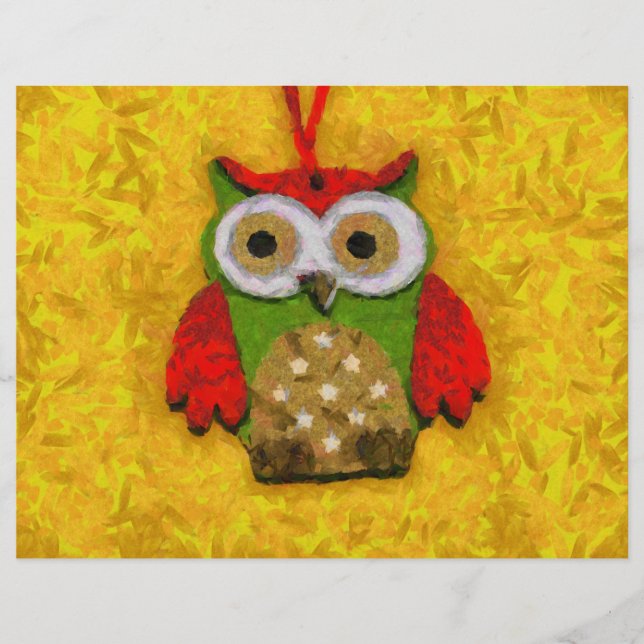 Flyer Pintura de coruja (Frente)