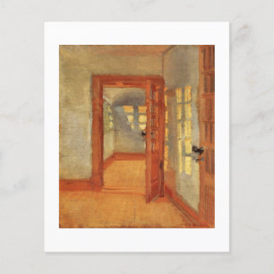 Flyer Pintura pequena original da porta do comunicado do