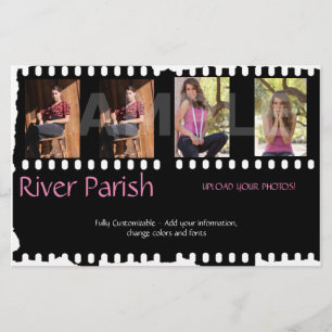 Flyer Placa de cabeça do ator do Barato 2 lateral