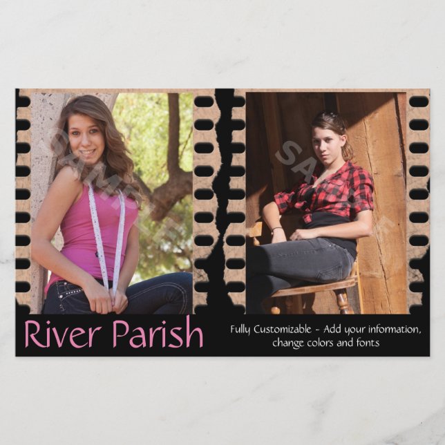 Flyer Placas Comp Modelo Ator de Barato 2 Lado (Frente)