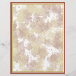 Flyer Plano de Fundo das Folhas de outono