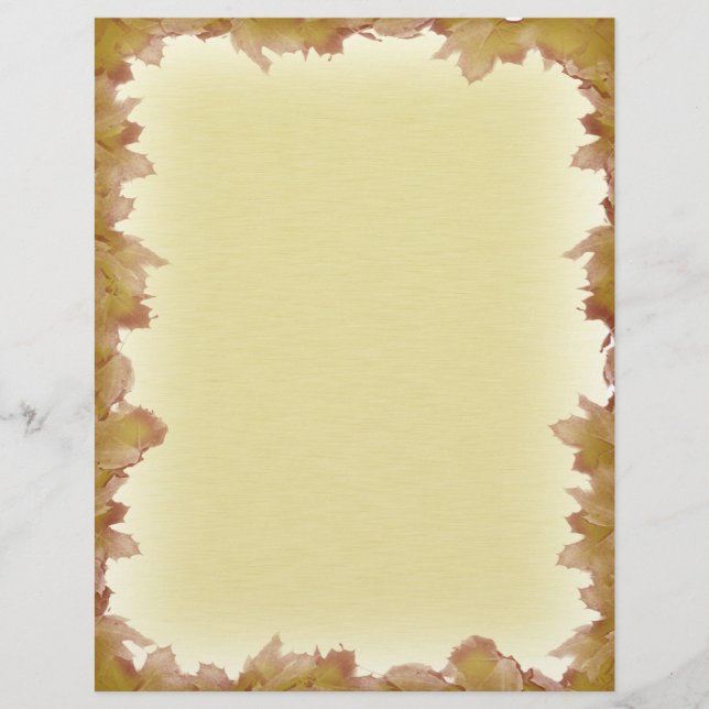 Flyer Plano de Fundo das Folhas de outono (Frente)