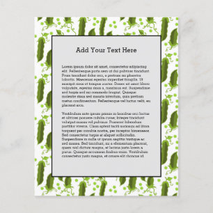 Flyer Plantas De Ervilha Deixam Comidas De Produtos Hort