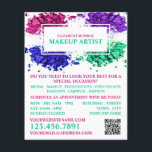 Flyer Pó Colorido, Anúncio Artista De Maqueamento<br><div class="desc">Pó Colorido,  Comprar Folhetos De Publicidade Artista Pela Loja De Cartão de visita.</div>
