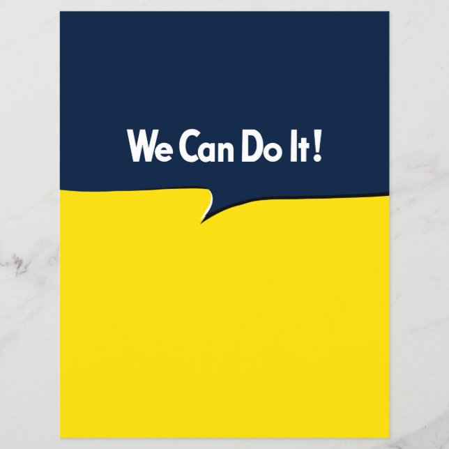 Flyer Podemos fazer isso, Rosie (Frente)