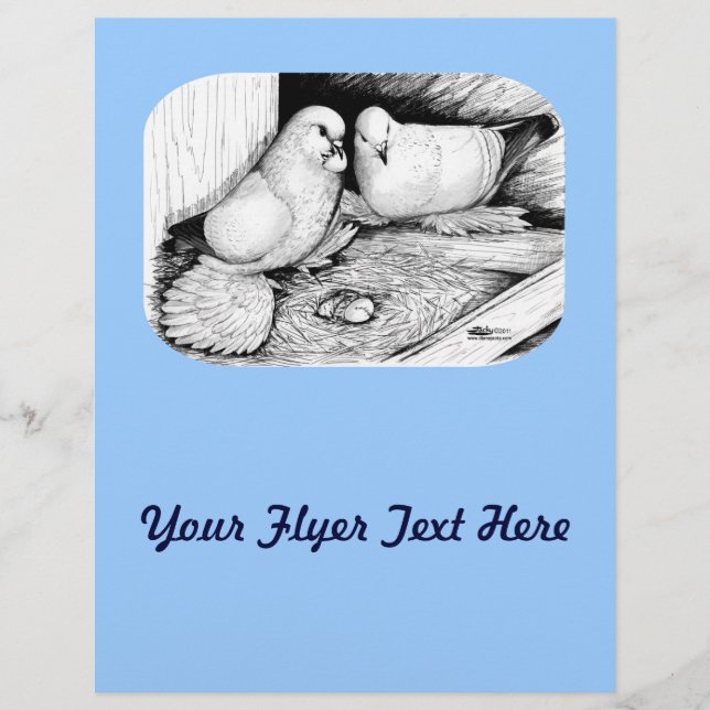 Flyer Pombos De Gelo (Frente)