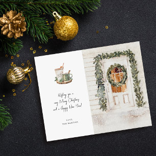 Flyer Porta de Férias Cozy de Orçamento, Feriado de Bebi