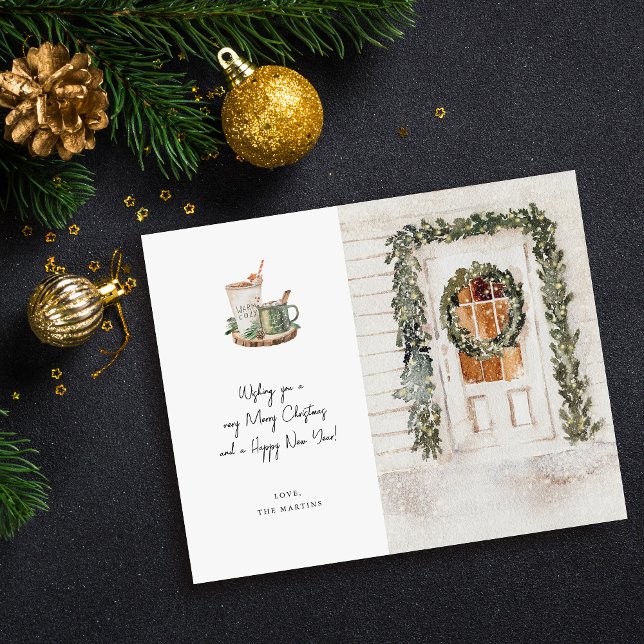 Flyer Porta de Férias Cozy de Orçamento, Feriado de Bebi (Criador carregado)