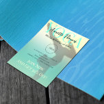 Flyer Posição moderna do ioga de gradiente de menta<br><div class="desc">Cobrir elegante e profissional inspirado em aulas de ioga com texto de promocional para descontos e espaço para logotipo.</div>