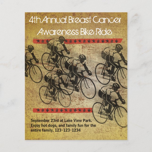 Flyer Poster de bicicleta (Frente)