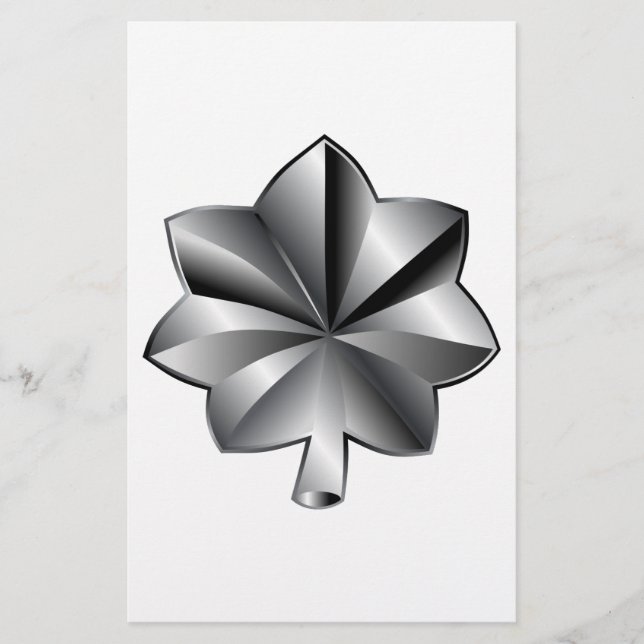 Flyer posto militar dos EUA - Tenente-Coronel (Frente)