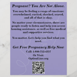 Flyer Pregnancy Help/After Abortion Care