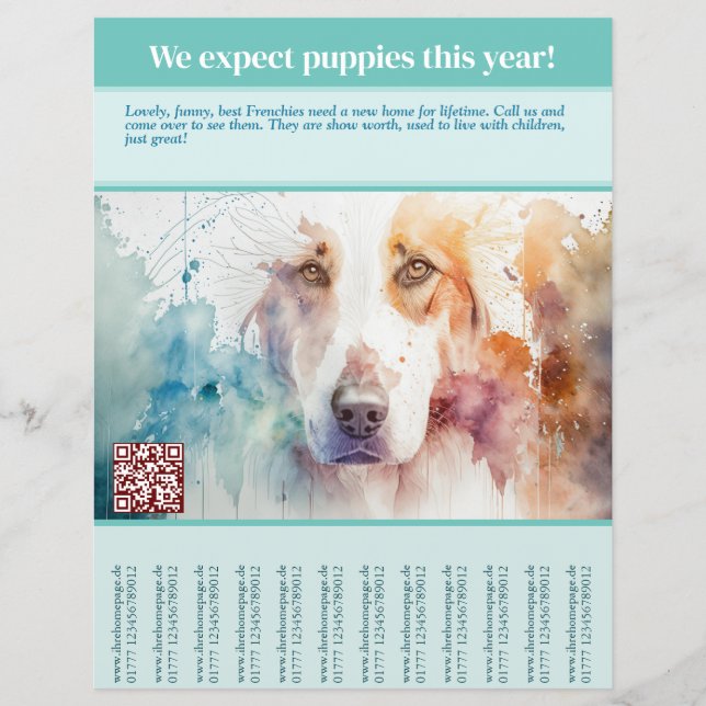 Flyer Preparações para venda (Frente)