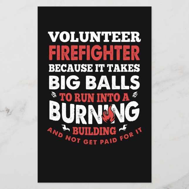 Flyer Presente do Bombeiro | Bombeiro voluntário (Frente)