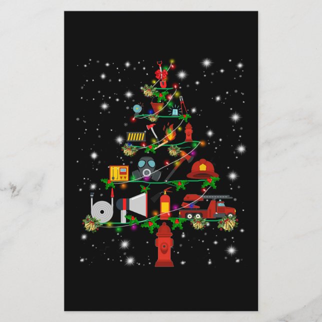 Flyer Presente do Bombeiro | Feliz Natal para os Bombeir (Frente)