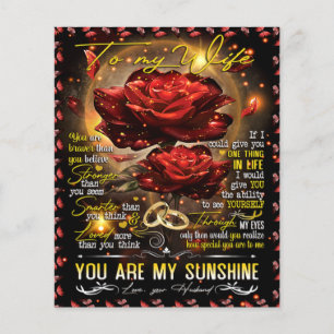 Flyer Presente para Minha Esposa, Presente de Amor de Ca