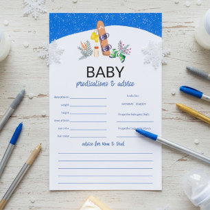 Flyer Previsões e Conselhos para um Bebê Pequeno Desmanc