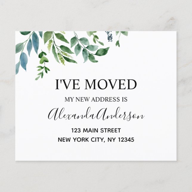 Flyer Primavera Greenery de Anúncio de Movimentação de O (Frente)