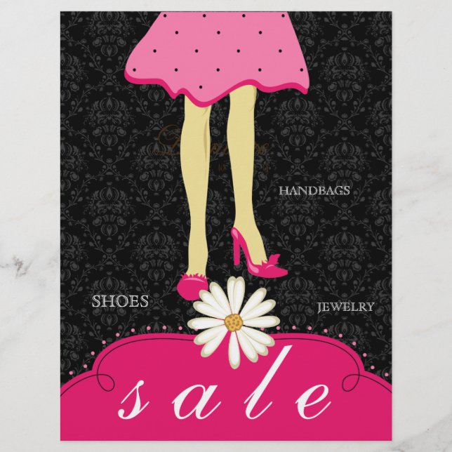 Flyer Primavera Sale Calçados de moda (Frente)