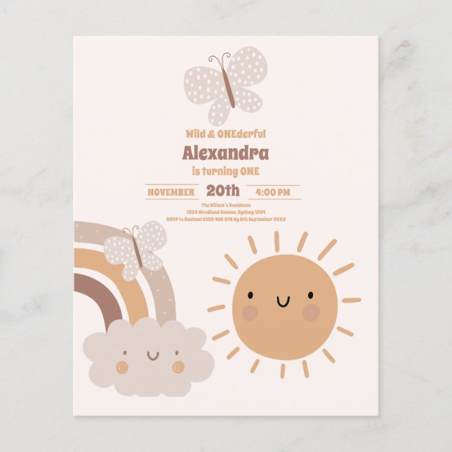 Flyer Primeiro aniversario Selvagem e Maravilhoso (Frente)