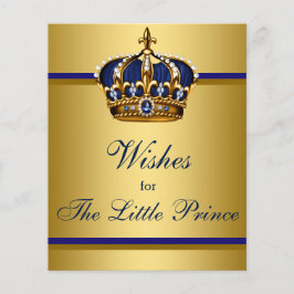 Flyer Prince Chá de fraldas Games Deseja Bebê