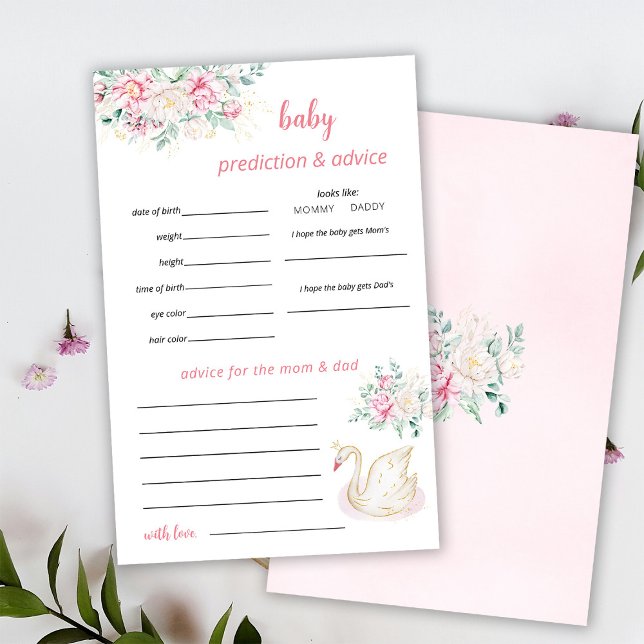 Flyer Princesa Swan Predictions Game (Criador carregado)