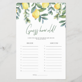 Flyer Principal apertar a idade do jogo noiva e noivo