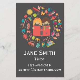 Flyer Professor ou professor de alfabetização freelanc