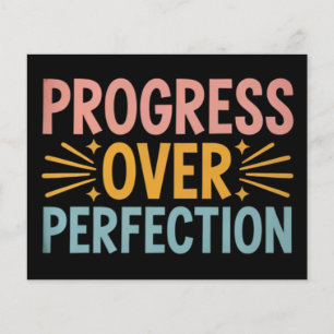 Flyer Professor Progresso em vez de Perfeição Volta às A