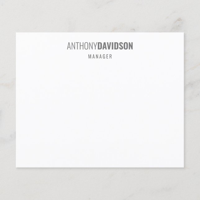 Flyer Profissional Elegante Minimalista Moderno (Frente)