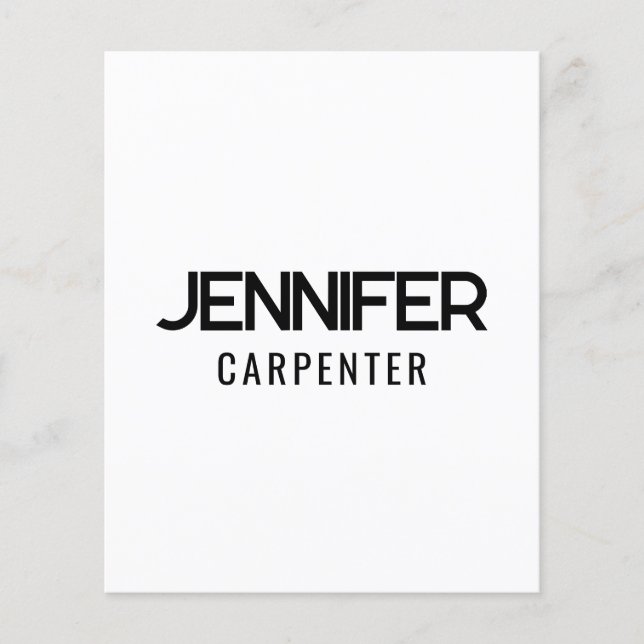 Flyer Profissional elegante moderno minimalista adiciona (Frente)