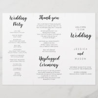 Programa de Casamento em Três Formas de Script Ado
