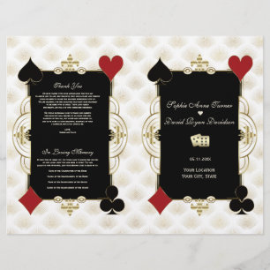 Flyer Programa de Casamento Glam Gold Casino Vegas
