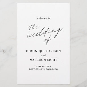 Flyer Programa de Casamento Moderno e Econômico com Cali