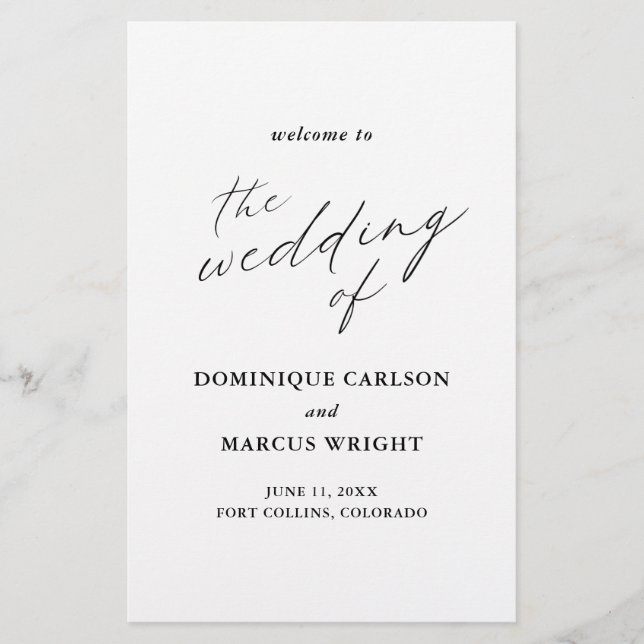 Flyer Programa de Casamento Moderno e Econômico com Cali (Frente)