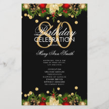 Programa de Festa de aniversário de 80 de Férias D