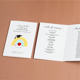 Flyer Programa de Graduação Pré-Escolar do Jardim Infant