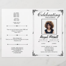 Programa Funeral | Celebração Da Viagem | FP0017