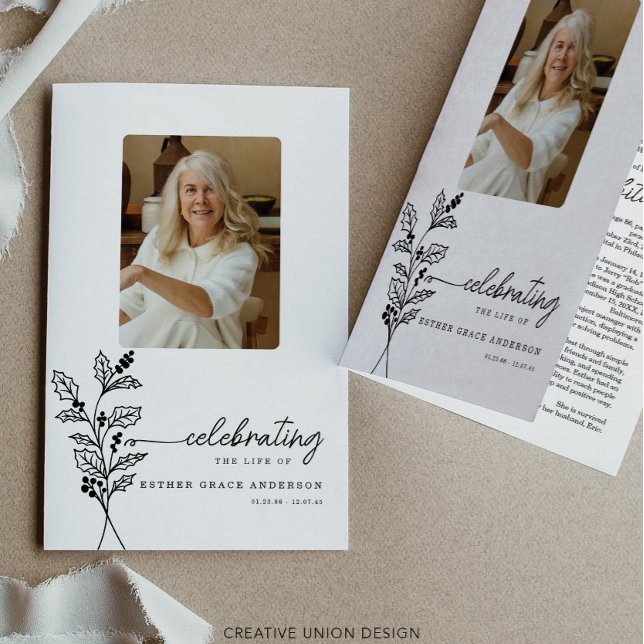 Flyer Programa Funeral de Flor do Mês de Nascimento de D (Criador carregado)