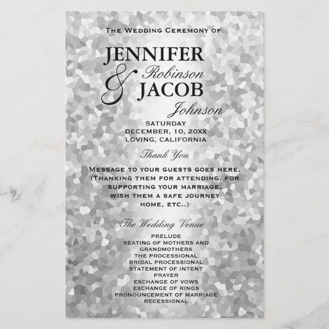 Flyer Programa | Prata Cristal (Frente)