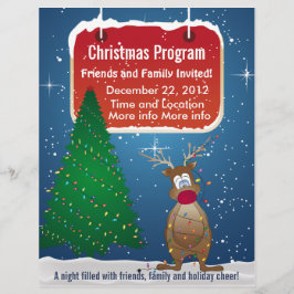 Flyer Programa Reindeer de Natal