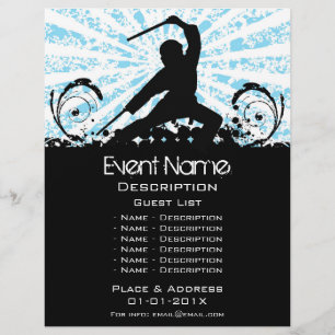 Flyer Promoção de Evento de Artes Marciais