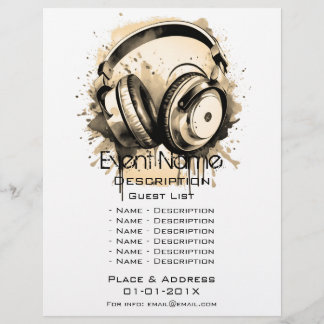 Flyer Promoção de eventos musicais