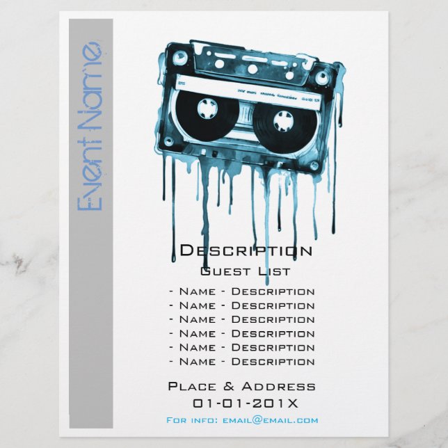 Flyer Promoção de eventos musicais (Frente)