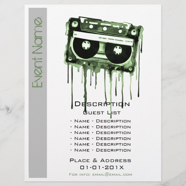 Flyer Promoção de eventos musicais (Frente)