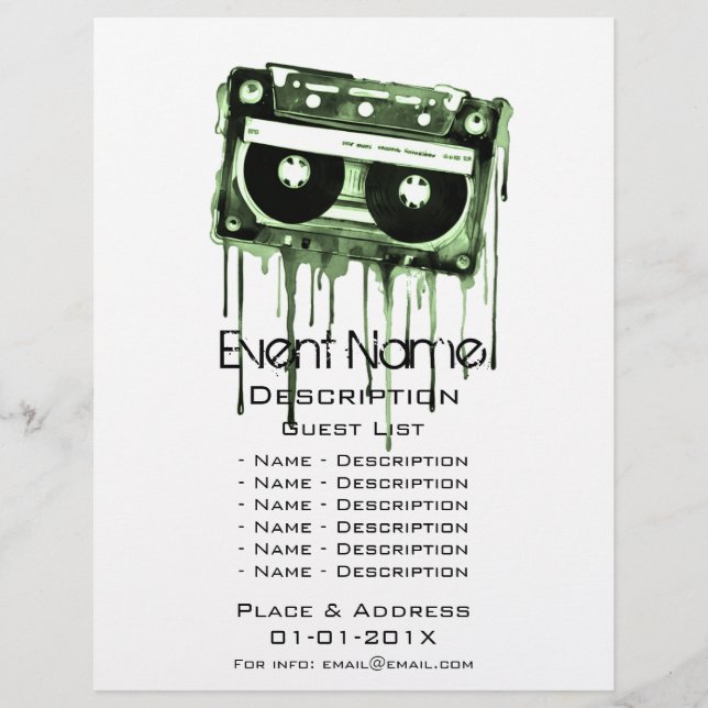 Flyer Promoção de eventos musicais (Frente)