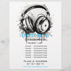 Flyer Promoção de eventos musicais