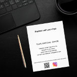 Flyer Promoção de instagrama de código qr do logotipo co<br><div class="desc">Você pode adicionar uma cor de fundo para corresponder à sua marca. Personalize e adicione o logotipo,  o nome,  o endereço,  o texto,  o seu próprio código QR à sua conta instagram.</div>