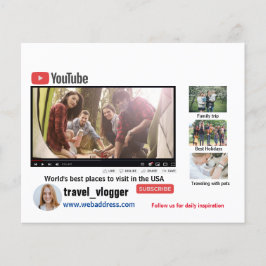 Flyer Promoção do canal Youtube
